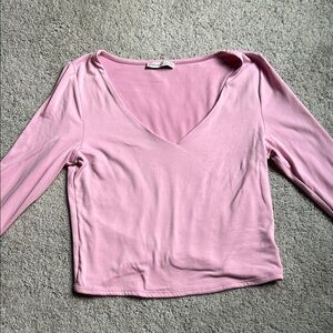 Sincerely Jules Pink Long Sleeve Top